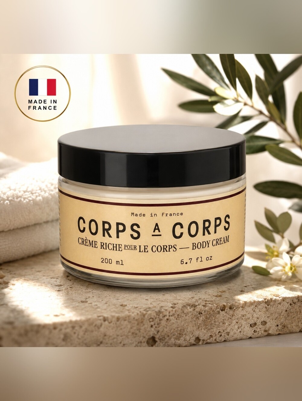 Bastide Corps a Corps Body Cream 6.7oz / 200ml Deep Repair Hydrating NEW MSRP$50